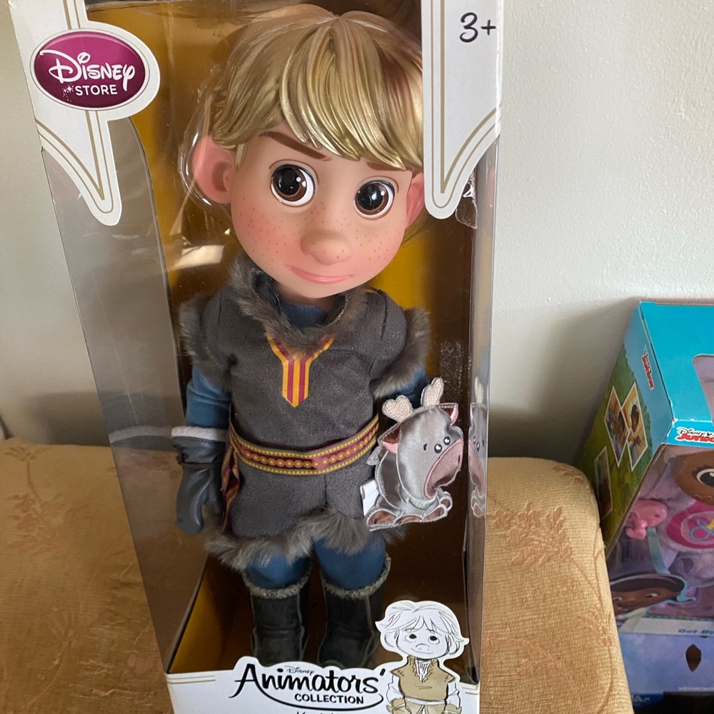 Disney Animators' Collection Doll with Gray and Blue Outfit Kristoff from Frozen